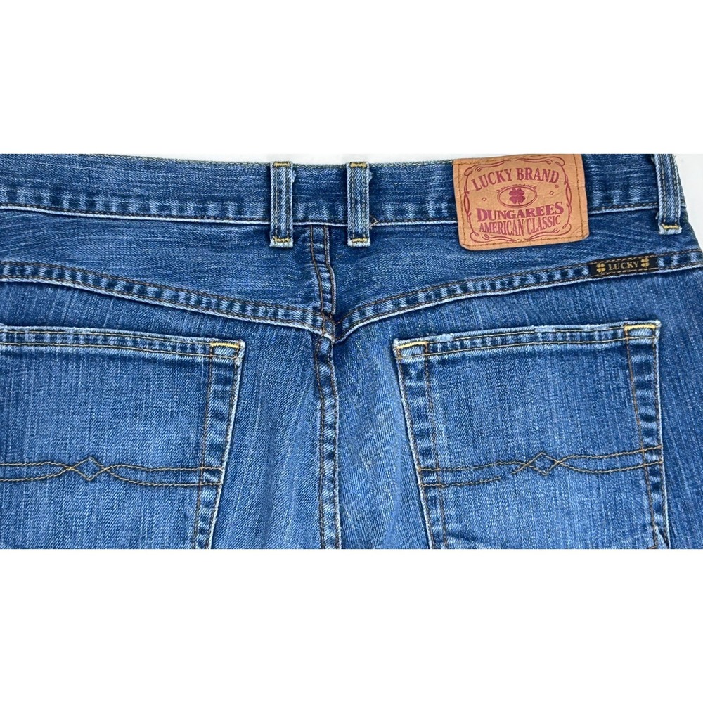 Lucky Brand Dungarees American Classic Straight Leg Blue Jeans Womens Size 8 29 - Picture 7 of 7